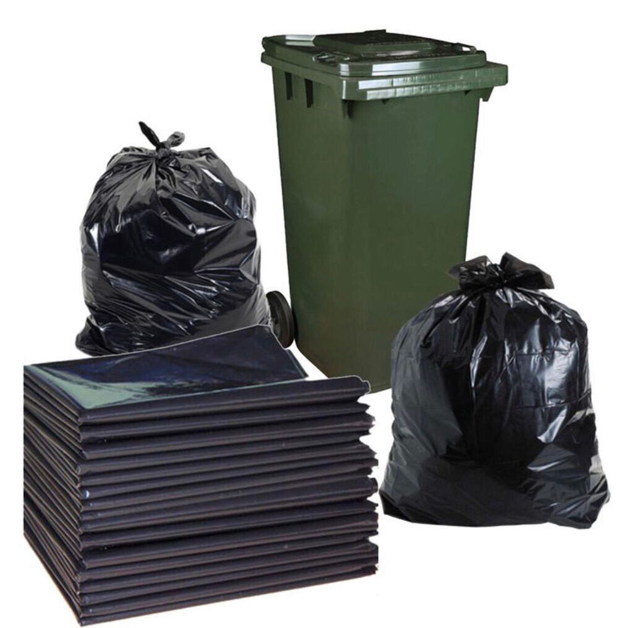 NA PLASTIK BEG SAMPAH / GARBAGE BAG XL 500g / 1kg (TEBAL)