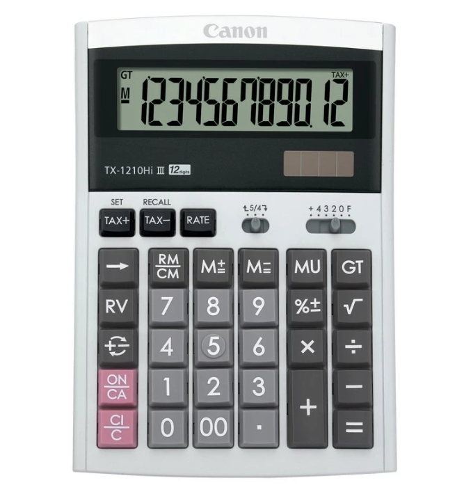 CANON CALCULATOR TX-1210HI III