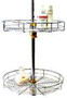 ABAGNO 500mm 2-Layer Round Revolving Rack