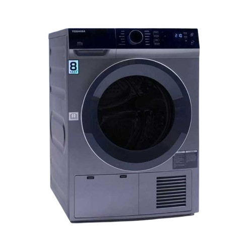 Toshiba Tumble Dryer Condenser 8kg Anti Crease (Dark Silver)