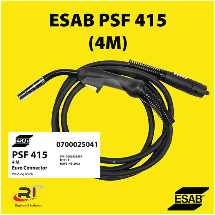RIGHTWELL ESAB PSF 415 MIG WELDING TORCH