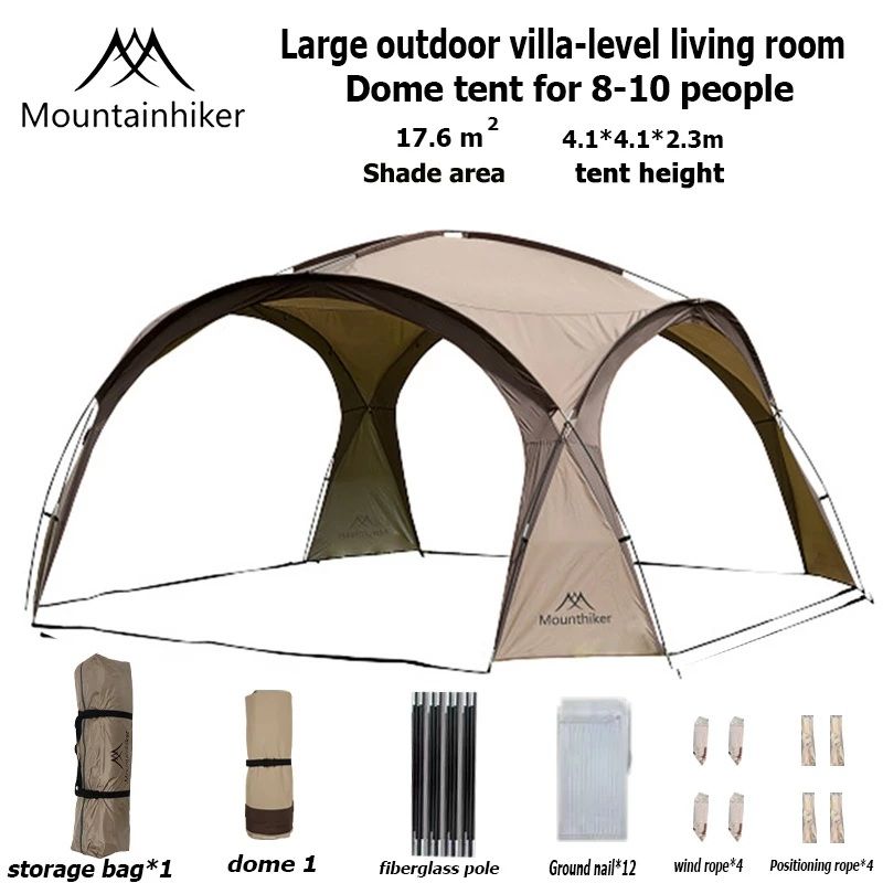 MOUNTAINHIKER Outdoor Camping Dome Shelter Portable Tent