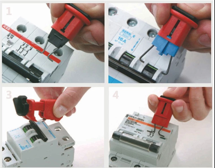 PIN IN MINIATRURE CIRCUIT BREAKER LOCKOUT