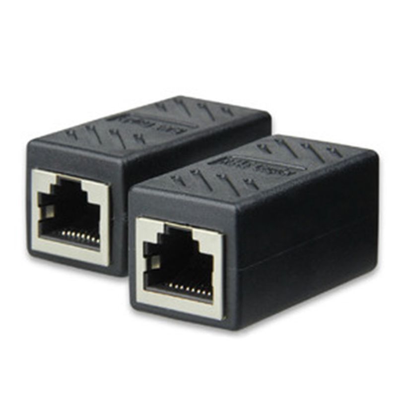 QS RJ45 Female To Female Network Ethernet LAN Connector Adapter Coupler Extender