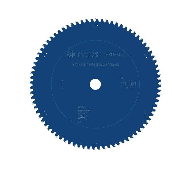 BOSCH EXPERT STAINLESS STEEL CIRCULAR SAW BLADE, 305 X 2.5/2.2 X 25.4 MM, T80 (2608644284)