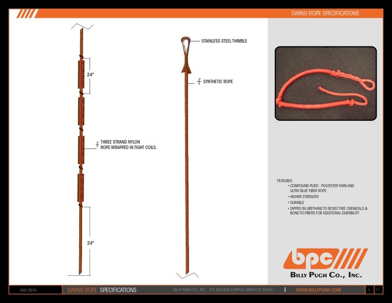 Billy Pugh *Billy Pugh Swing Rope 25ft