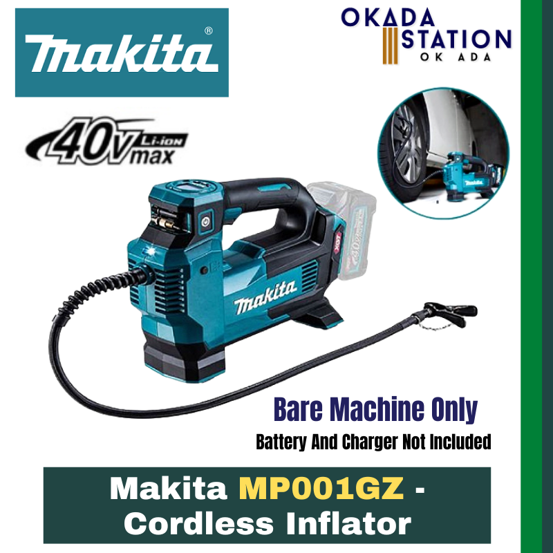 Makita MP001GZ - 40V Cordless Inflator - Bare Tool Only & Combo Set / Power Inflator / Inflator / Cordless Power Tool
