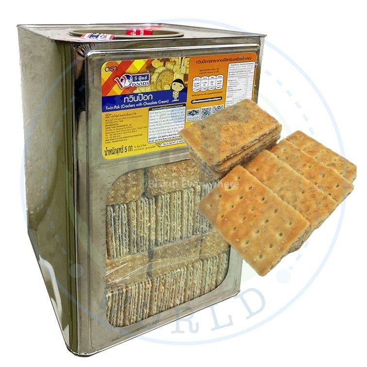 BISCUIT TWIN POP BISCUIT  5KG/TIN