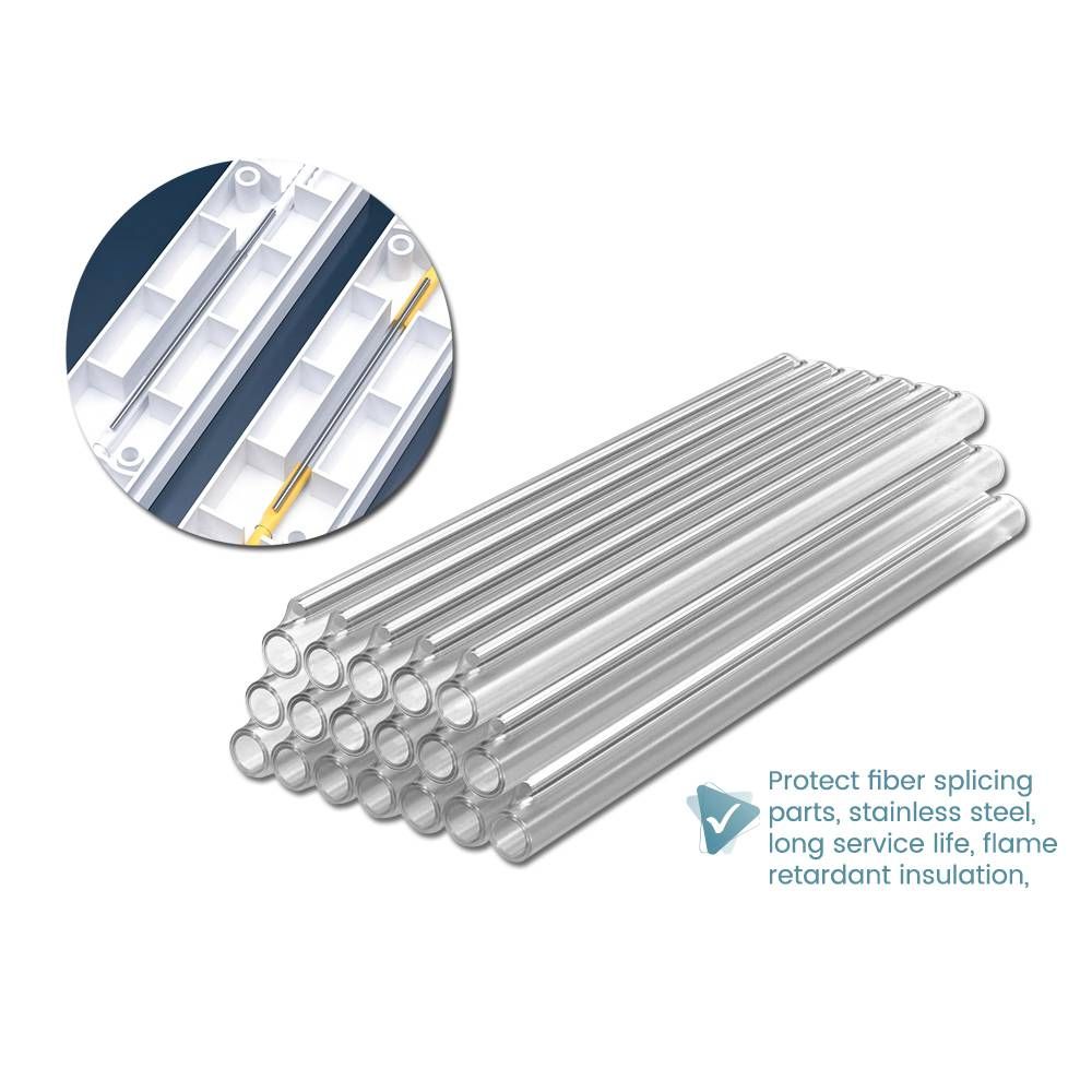 DINTEK FIBER FUSION SPLICE PROTECTION SLEEVE SINGLE STEEL 60MM