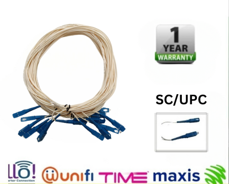 SC UPC PATCH CORD 2.0 (3M) WHITE PC150