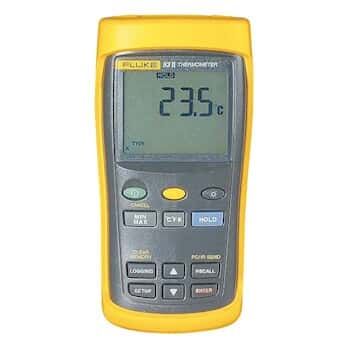 Fluke 53-2 FLUKE-53-2 B 60HZ Single Input Thermometer W/usb Recording, 60hz Noise Rejection