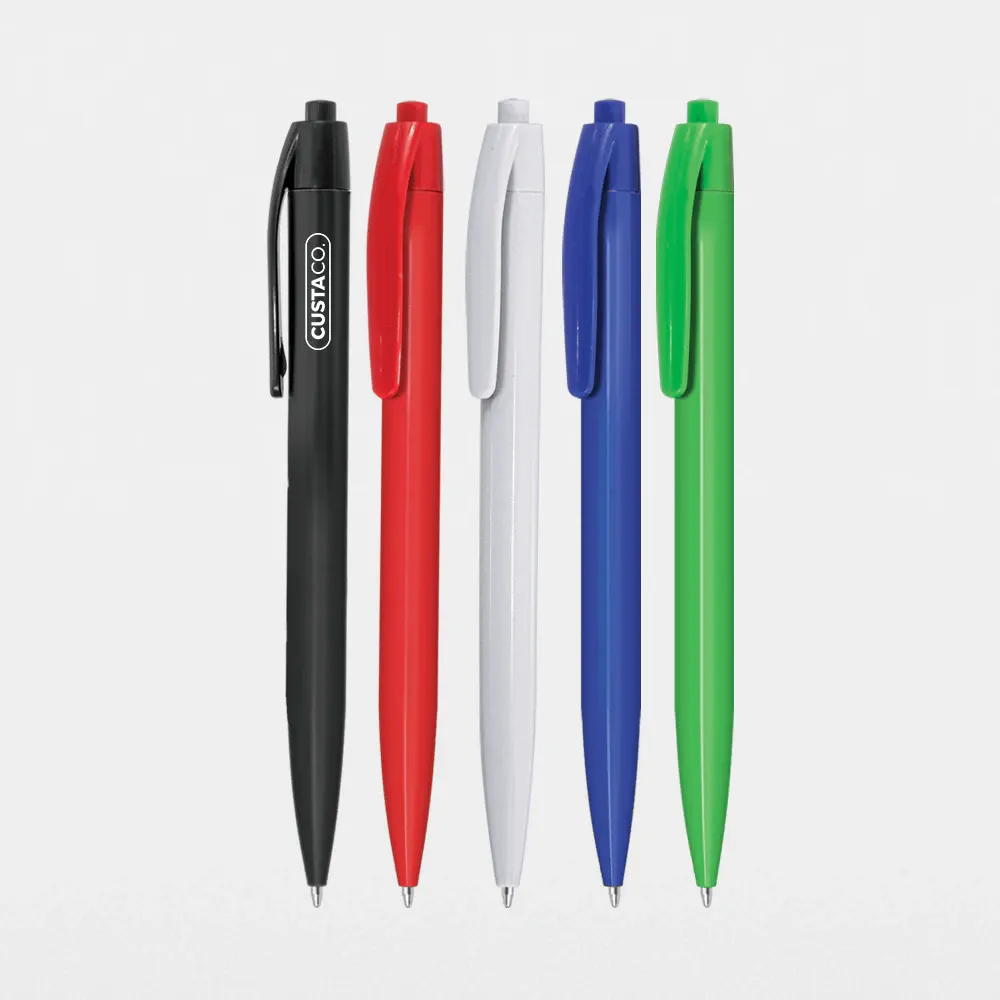Custa Plastic Pen - PP1932 (Ball Pen | 5 Colors)
