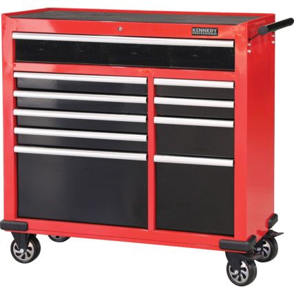 Kennedy 10 Drawer Metal Roller Cabinet Heavy Duty