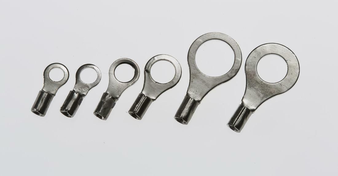 RS PRO Uninsulated Crimp Ring Terminal #6 [100s]
