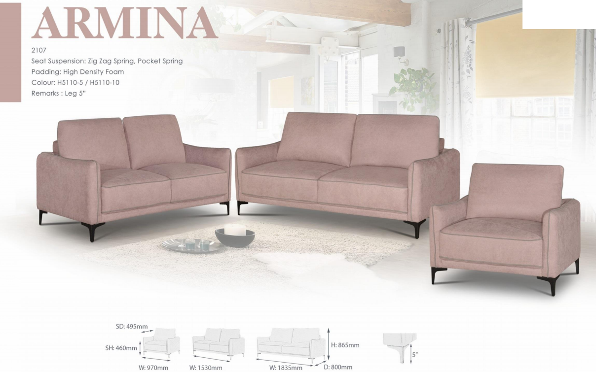 ITA OFFICE SOFA SET - ARMINA 2107