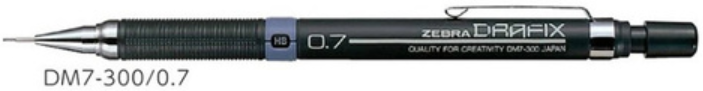 ZEBRA DRAFIX MECHANICAL PENCIL DMS-300 0.7 - 1PC
