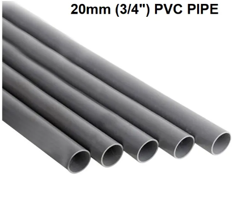 SAGA PVS PIPE 20MM (3/4") CLASS: D