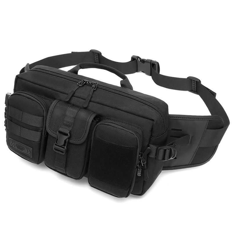 OEM Men Tactical Large Capacity Waterproof Waist/Chest Bag (Free Custom Logo)