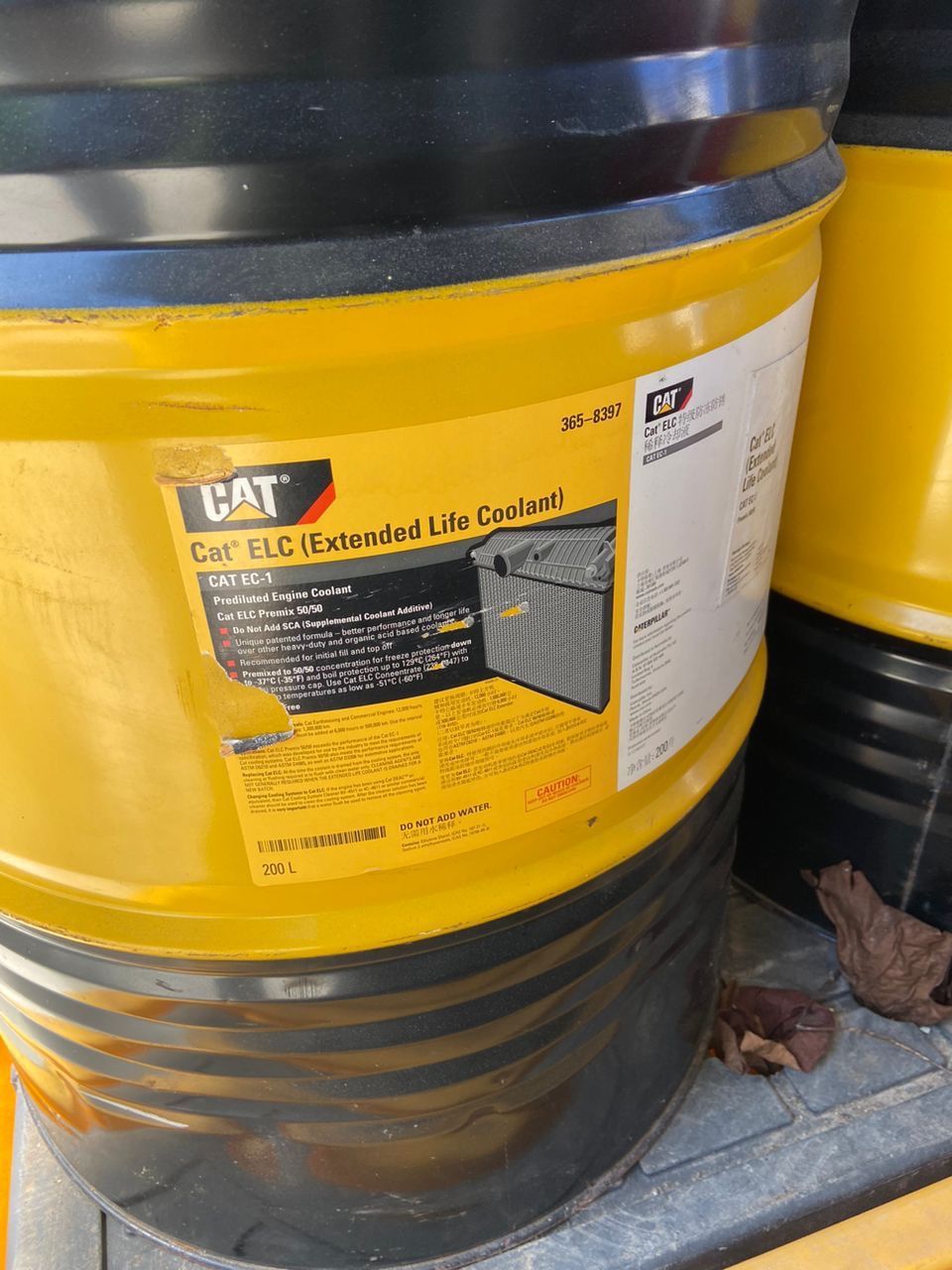 CAT Extended Life Coolant 50/50 Premix (200 Liters)