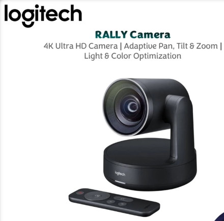 Logitech RALLY CAMERA Premium PTZ Camera With Ultra-HD Imaging System & Automatic Camera Control Conference Camera