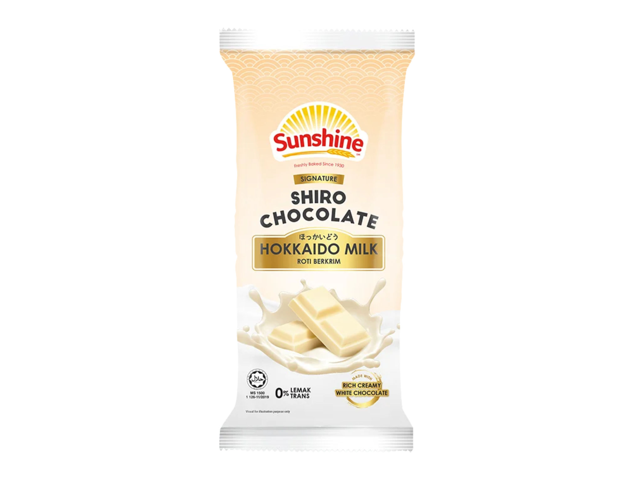 Sunshine Bread Shiro Chocolate Hokkaido Milk 52g