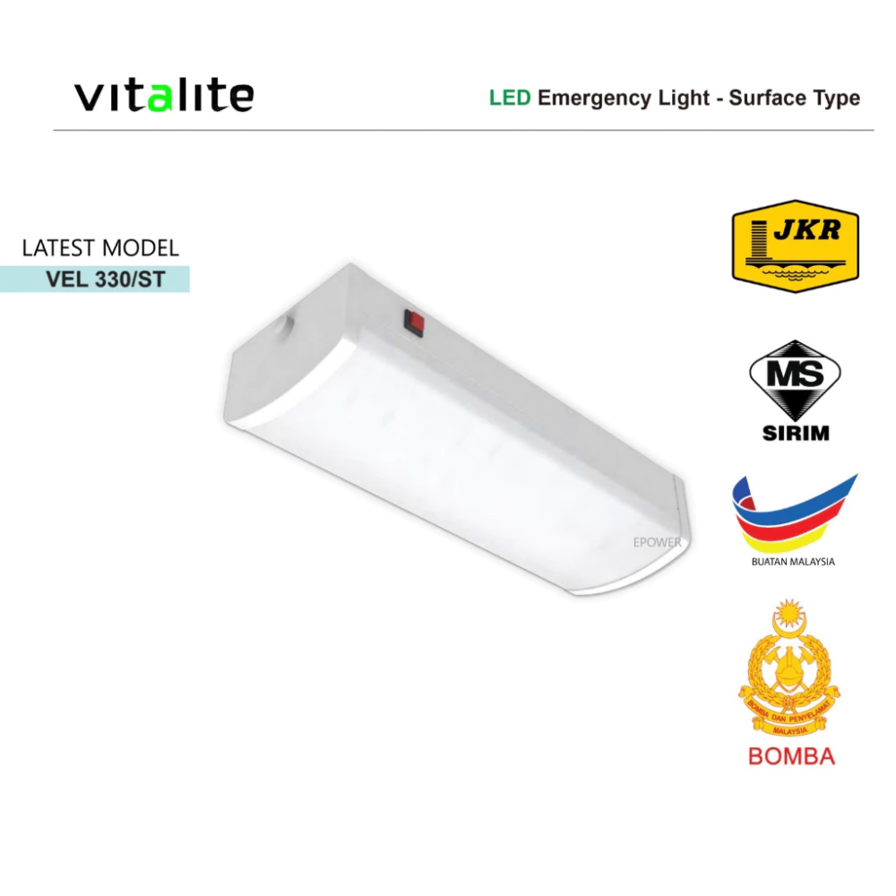 Vitalite VEL 330/ST LED Emergency Light