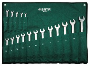 Sata 08018 Metric Offset Combination Wrench Set