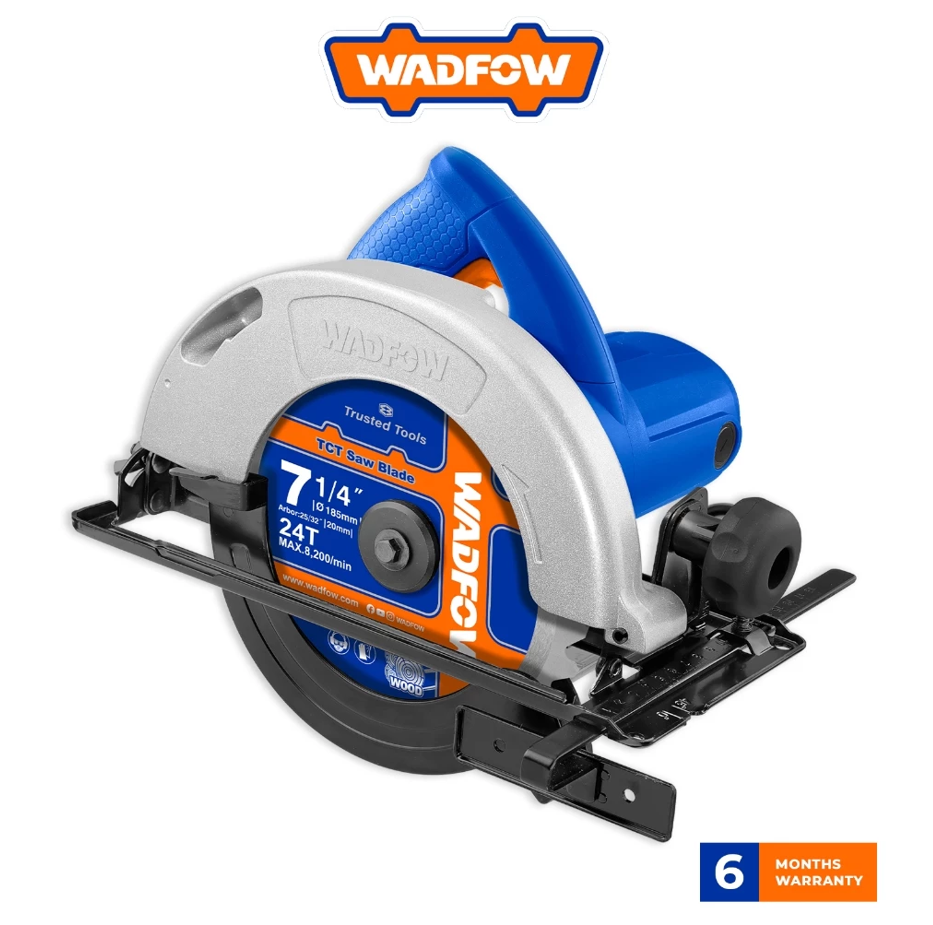 WADFOW CIRCULAR SAW 1200W 185MM DIAMETER BLADE (WCW1512001)