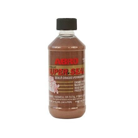 Abro *Abro Super Seal 240mL - Metallic Liquid Copper Glass Engine Block Radiator Gasket Repair Sealant