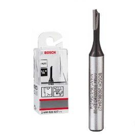 BOSCH PRO ROUTER STRAIGHT BIT, ONE FLUTE, Ø 1/8? X L 19/64?, SHANK 1/4? 9 (2608628427)