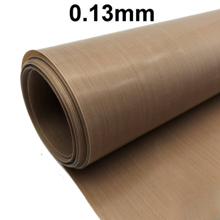 PTFE SHEET BROWN MAT HEAT PRESS CRAFT FABRIC TRANSFER NON STICK BAKING SHEET 0.13MM