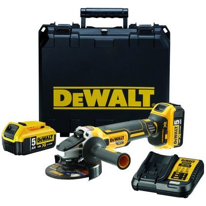 DeWALT *DeWALT DCG405P2 125mm Cordless Angle Grinder