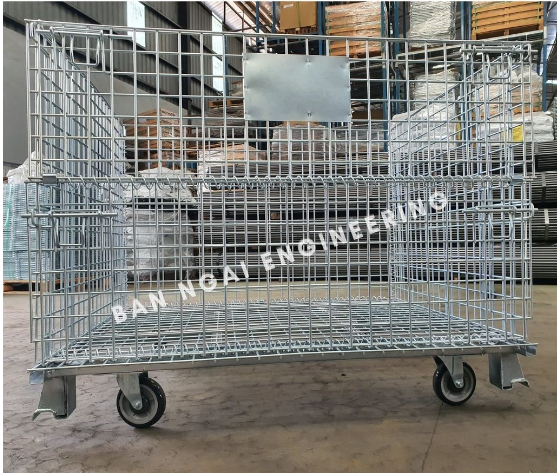 SUMO 7 (1500KG) PALLET MESH CONTAINER FOLDABLE STACKABLE PALLET CAGE | HEAVY DUTY | LOCAL MANUFACTURER | 1 YEAR WARRANTY