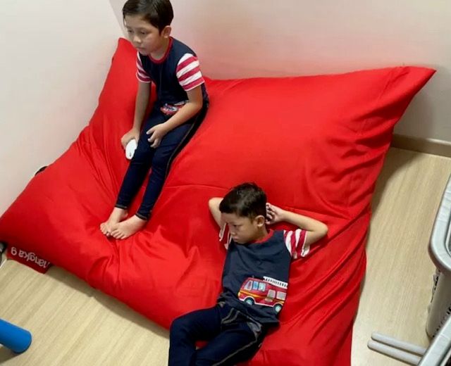 Nangka Bean Bag Two Layer Flexy (3.5 KG) Inc Filling Full Set Washable