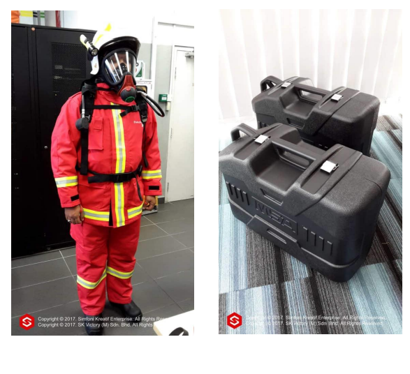 MSA Air Xpress 2 Self-Contained Breathing Apparatus, Air Cylinder 6.8l 300bar , Ultra Elite Ps-Maxx Full Face Mask & Hard Carrying Case (Black)