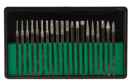 RS PRO 20-Piece Engraving Bit Set, for use with Dremel Tools