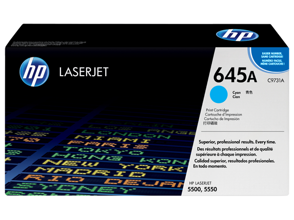 HEWLETT PACKARD HP 645A Yellow Original LaserJet Toner Cartridge (C9732A)