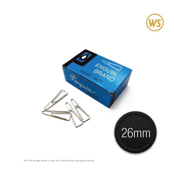 PENGUIN 26MM TRIANGLE PAPER CLIP (SMALL)