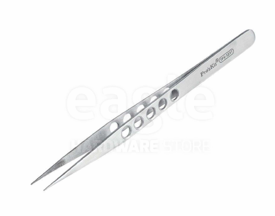 PROSKIT 1PK-123T 165MM HEAVY DUTY TWEEZER