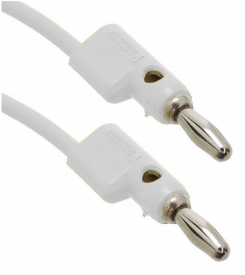 Fluke PATCH B-12-9 Banana Plug Patch Cord (white)