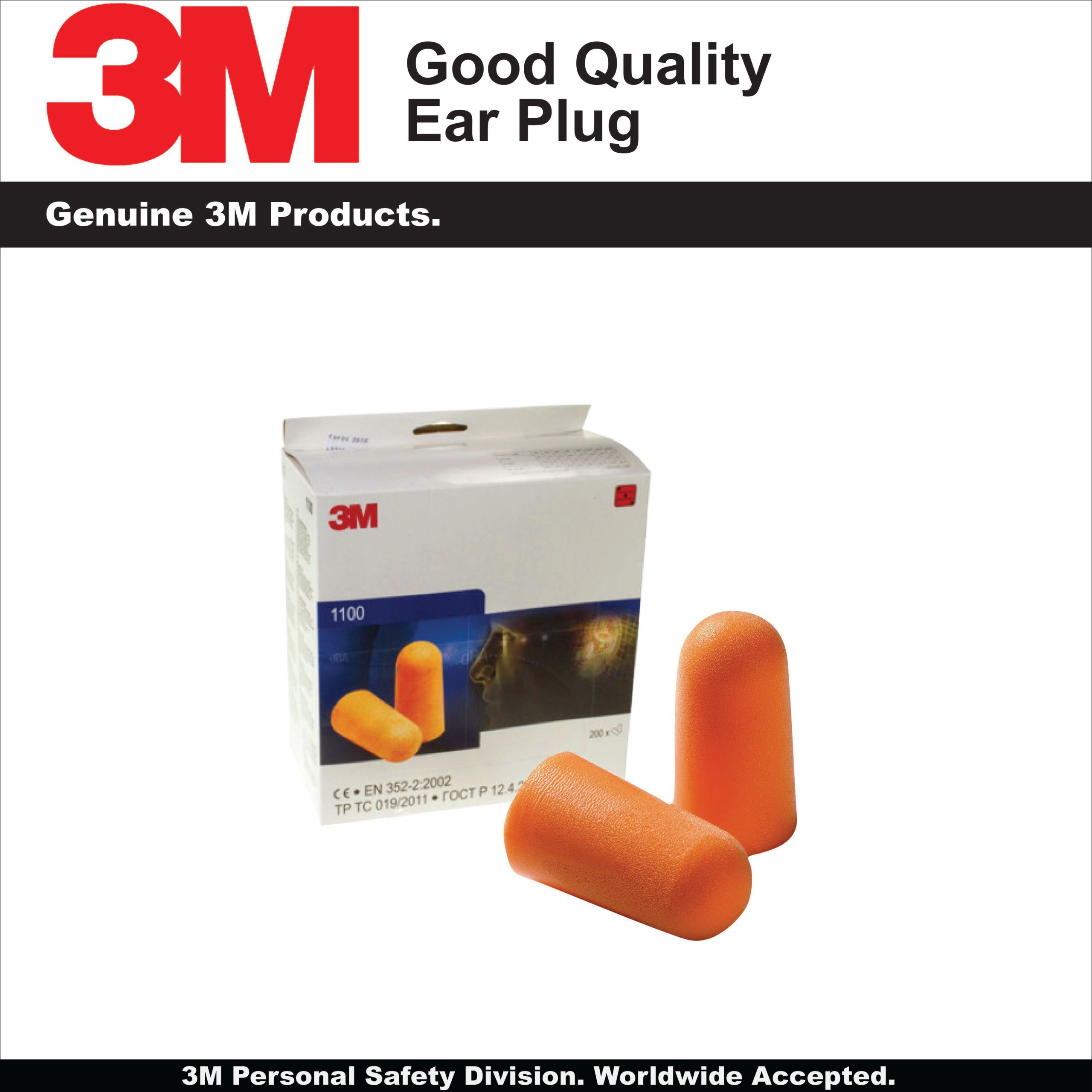 3M™ 1100/1110 Earplugs