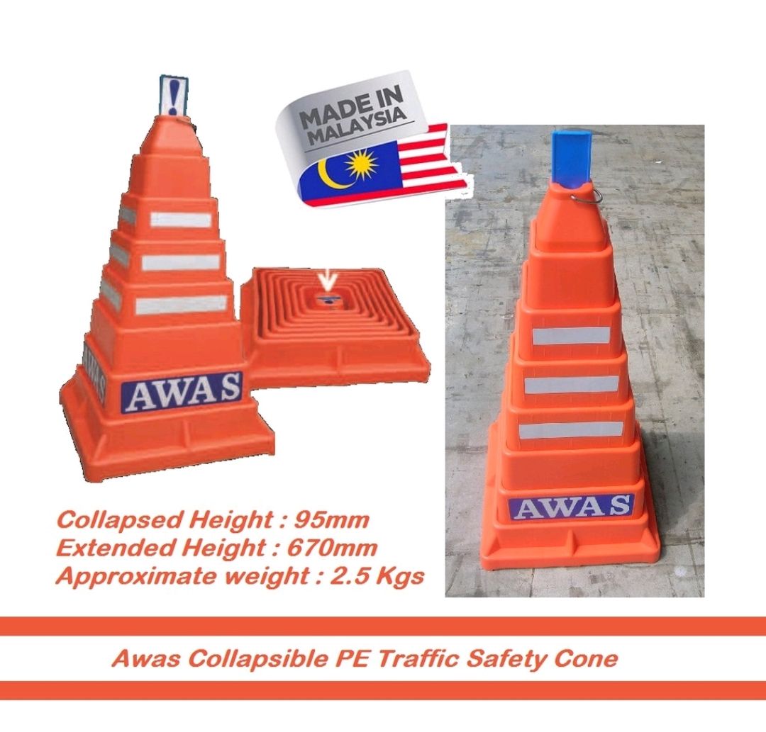 NA Safety Cone AWAS Square