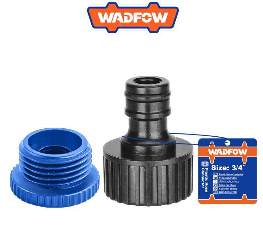 WADFOW PLASTIC HOSE CONNECTOR (3/4'') WQC8E34 / WQC9E34