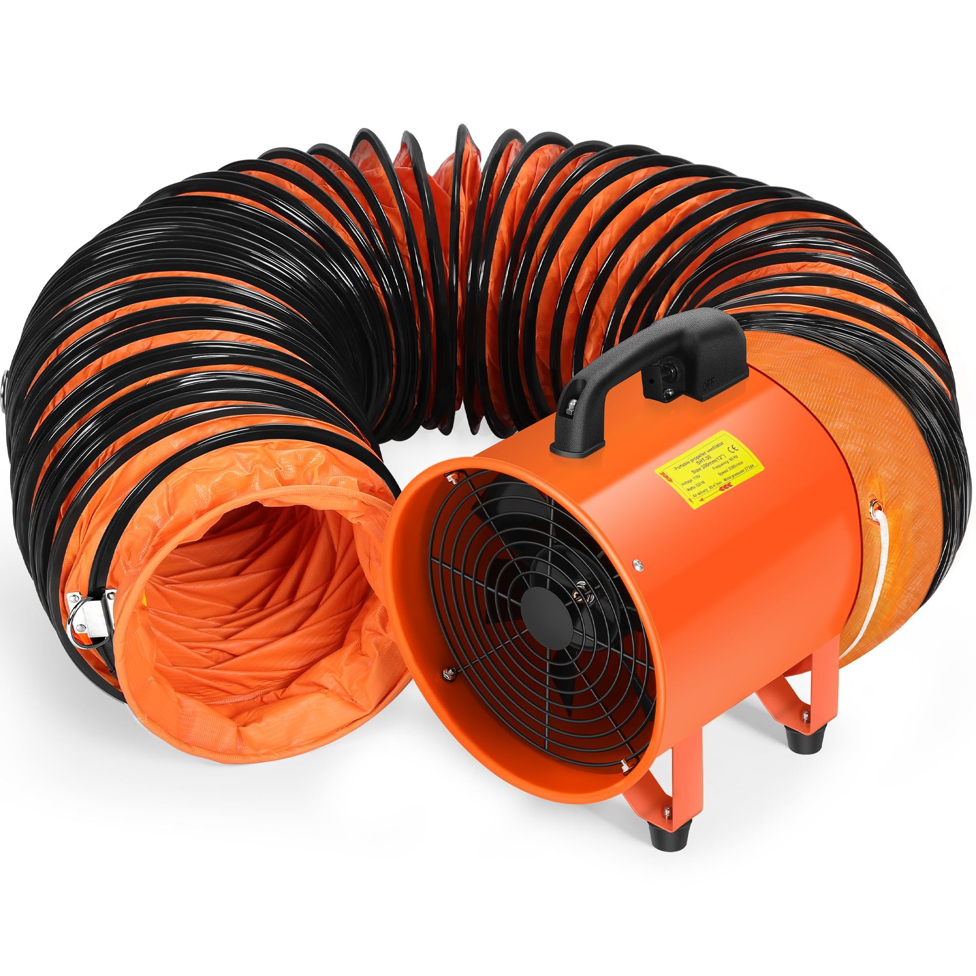 Blower Fan 12” + 5 Meter Dust Hose