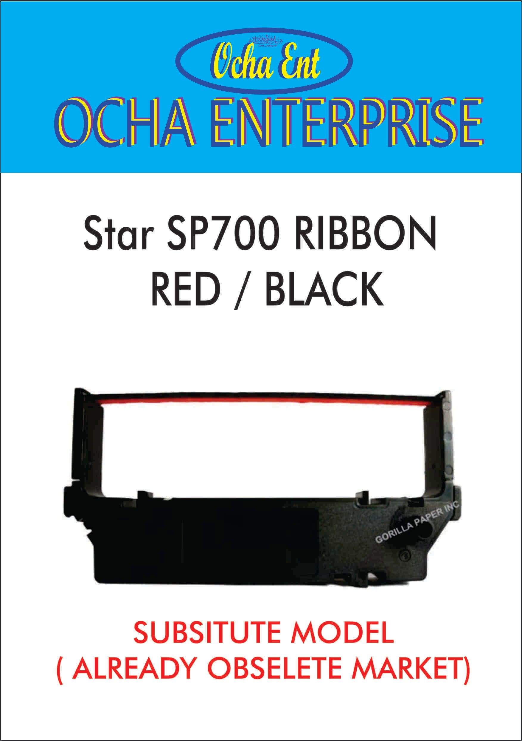 Ocha RIBBON RED / BLACK SP700/RC700
