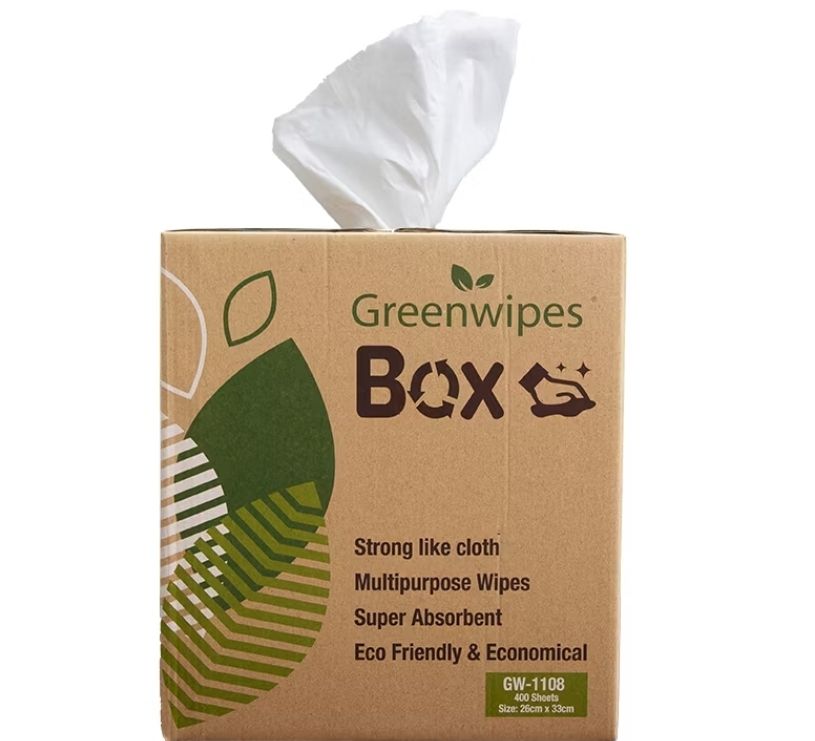 Greenwipes Cotton Rags Cleaning Wipes 400 sheet
