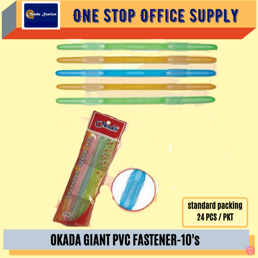 OKADA PLASTIC PAPER FASTENER/Fastener /Plastic /Okada Paper Plastic Fastener