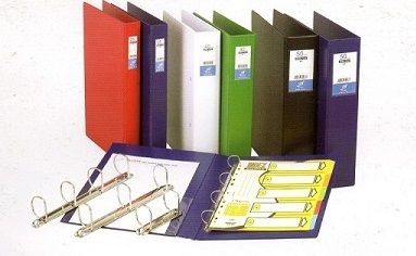 2D COLOUR PVC RING FILE / Ring File / 2D Ring File / A4 / Colour PVC