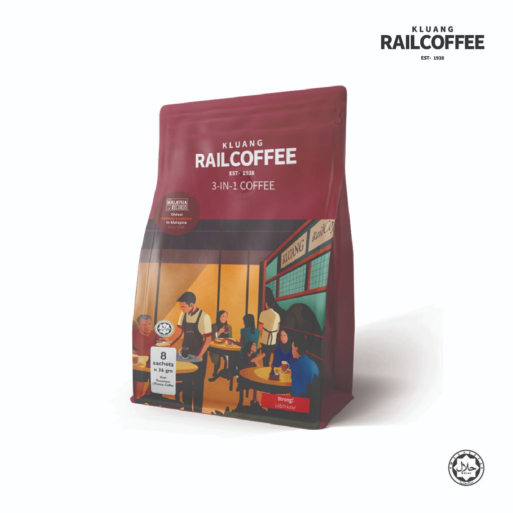 Kluang 3 in 1 Original Kluang Rail Coffee