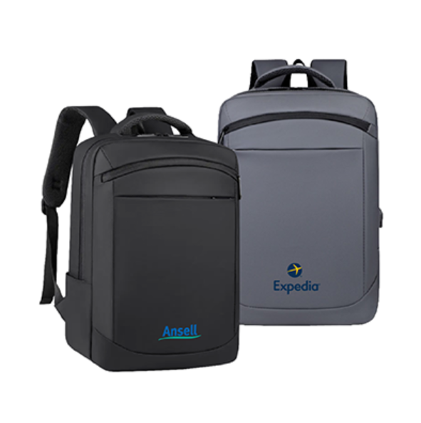 DOLLY Laptop Backpack with External USB Port With Custom Logo